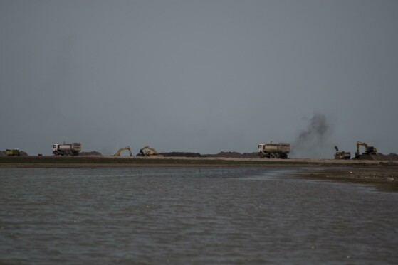 لایروبی خلیج گرگان