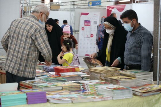 سالن کشورهای عربی شرکت کننده در نمایشگاه سی سومین نمایشگاه کتاب