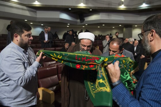 مراسم دومین سالگرد ارتحال حجت الاسلام روح الله حسینیان