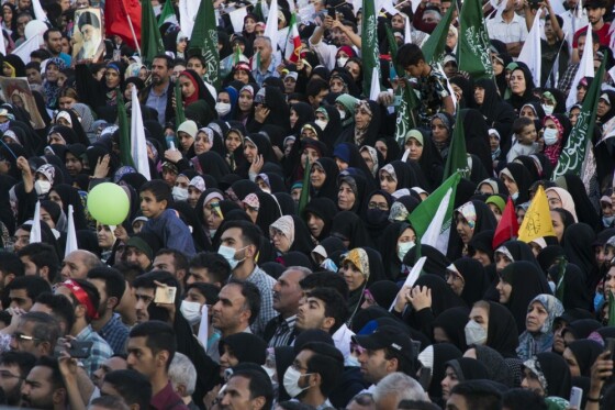 جشن میلاد پیامبر(ص) در میدان حضرت ولیعصر تهران