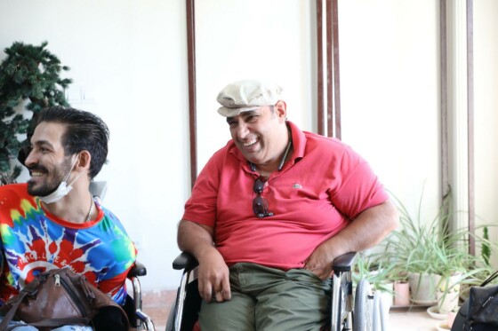 تمرین استنداپ کمدی ویژه «افراد داری معلولیت»