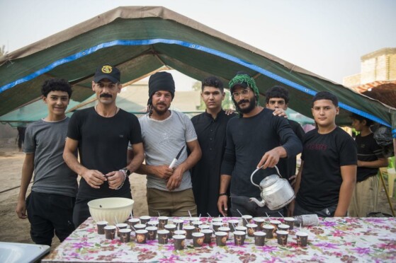 میزبانی از زائرین اربعین در مسیرهای منتهی به کربلا