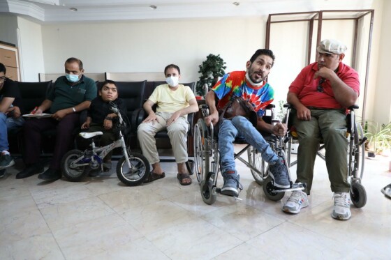 تمرین استنداپ کمدی ویژه «افراد داری معلولیت»