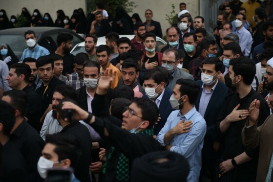 وداع با پیکر حسن صیاد خدایی