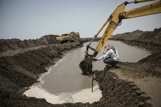 لایروبی خلیج گرگان