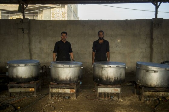 میزبانی از زائرین اربعین در مسیرهای منتهی به کربلا