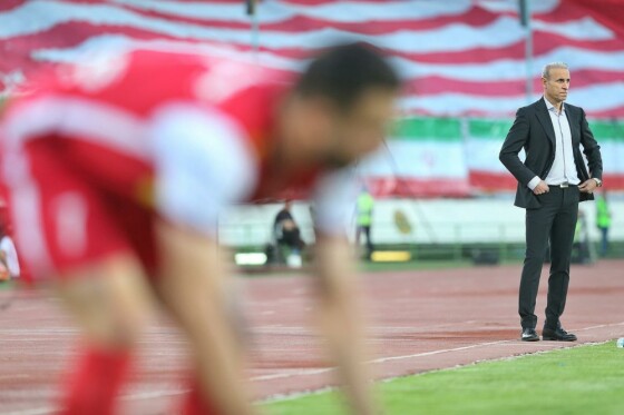 دیدار تیم های فوتبال پرسپولیس و پیکان