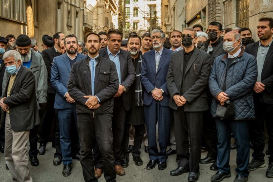 تشییع پیکر همسر شهید آیت‌الله مطهری