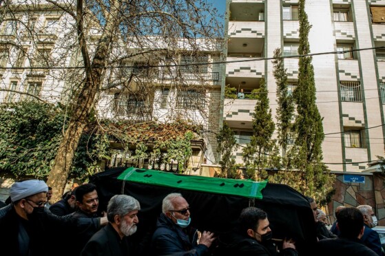 تشییع پیکر همسر شهید آیت‌الله مطهری