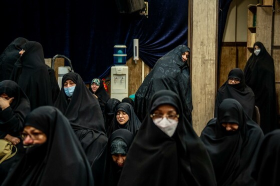 تشییع پیکر همسر شهید آیت‌الله مطهری