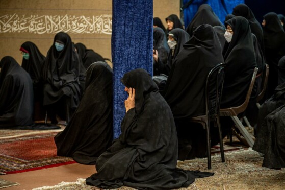 تشییع پیکر همسر شهید آیت‌الله مطهری