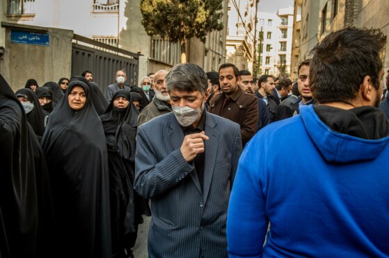 تشییع پیکر همسر شهید آیت‌الله مطهری