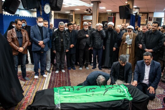 تشییع پیکر همسر شهید آیت‌الله مطهری