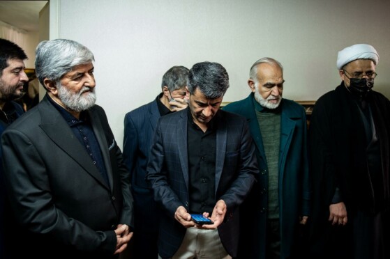 تشییع پیکر همسر شهید آیت‌الله مطهری