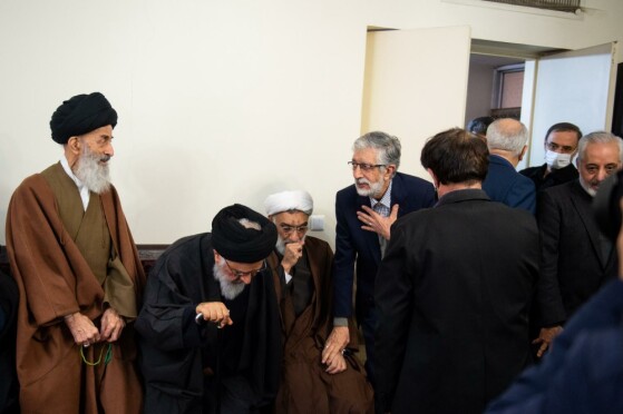 تشییع پیکر همسر شهید آیت‌الله مطهری