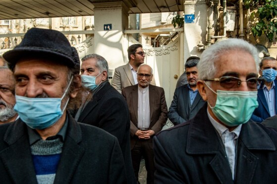 تشییع پیکر همسر شهید آیت‌الله مطهری