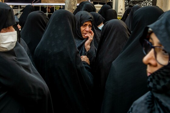 تشییع پیکر همسر شهید آیت‌الله مطهری