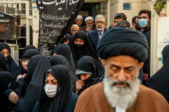 تشییع پیکر همسر شهید آیت‌الله مطهری