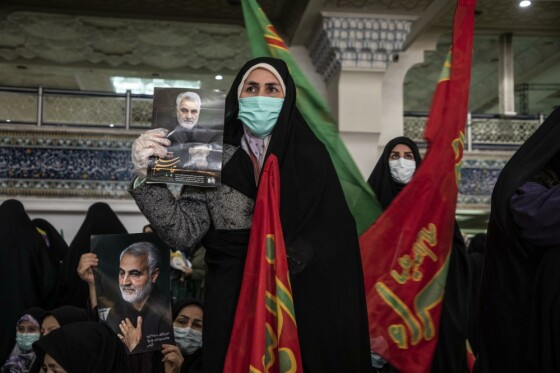 مراسم سومین سالگرد شهادت حاج قاسم سلیمانی