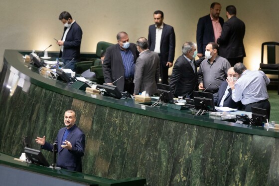 حضور امیر عبداللهیان در جلسه علنی مجلس شورای اسلامی