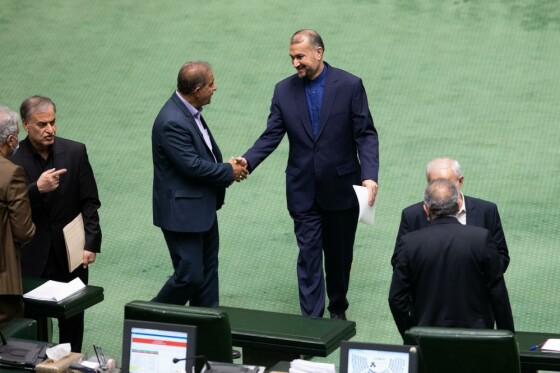 حضور امیر عبداللهیان در جلسه علنی مجلس شورای اسلامی