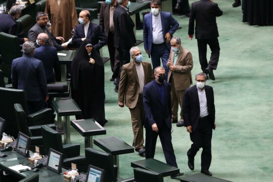 حضور امیر عبداللهیان در جلسه علنی مجلس شورای اسلامی