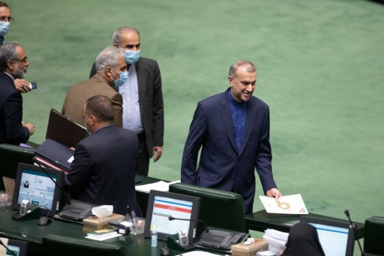 حضور امیر عبداللهیان در جلسه علنی مجلس شورای اسلامی