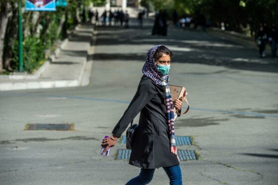 نخستین روز بازگشایی دانشگاه تهران بعد از ۲ سال همه گیری کرونا