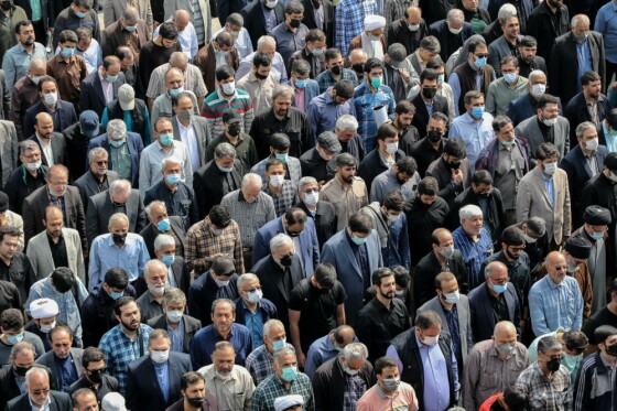 مراسم تشییع مرحوم نادر طالب زاده