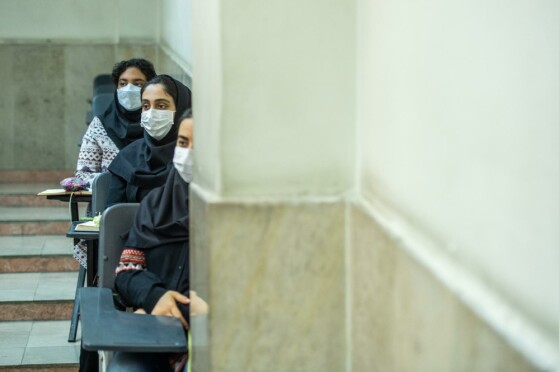 نخستین روز بازگشایی دانشگاه تهران بعد از ۲ سال همه گیری کرونا