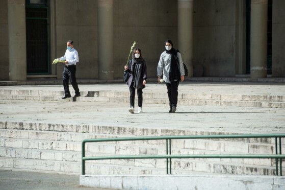 نخستین روز بازگشایی دانشگاه تهران بعد از ۲ سال همه گیری کرونا