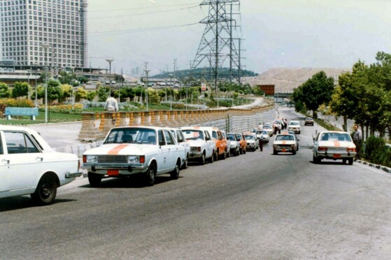 تاکسی های پیکان در دهه هفتاد