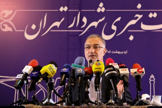 نشست خبری شهردار تهران