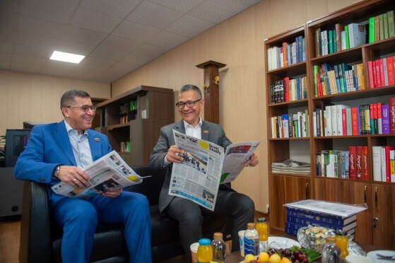 بازدید وزیر فرهنگ ونزوئلا از موسسه مطبوعاتی ایران