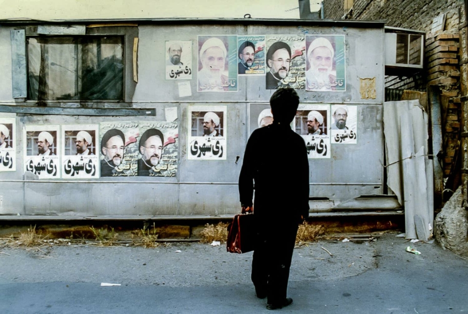 عکس های منتشر نشده از تبلیغات انتخاباتی هفتمین دوره انتخابات ریاست جمهوری سال ۷۶