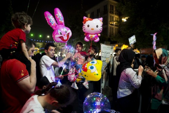 اجتماع امام رضایی ها در میدان خراسان تهران