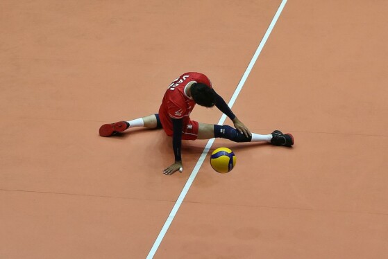 تمرین تیم ملی والیبال ایران