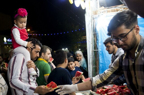 اجتماع امام رضایی ها در میدان خراسان تهران