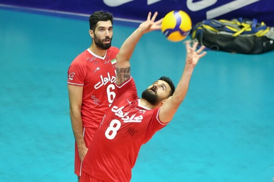 تمرین تیم ملی والیبال ایران