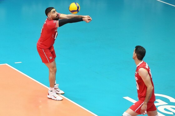 تمرین تیم ملی والیبال ایران