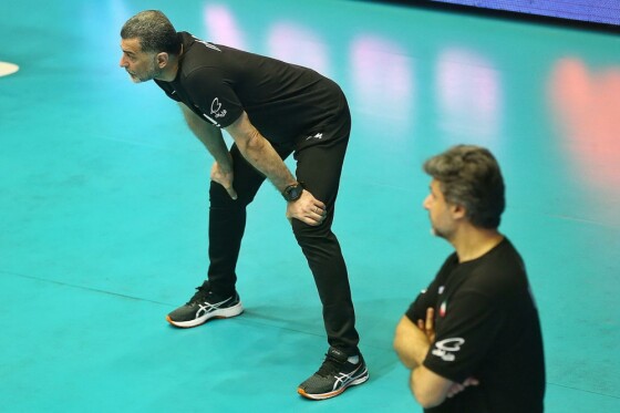 تمرین تیم ملی والیبال ایران