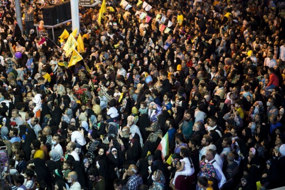 اجتماع امام رضایی ها در میدان خراسان تهران