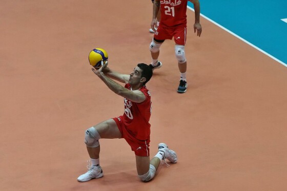 تمرین تیم ملی والیبال ایران