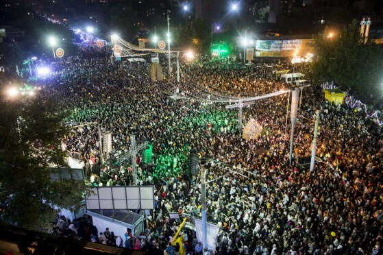 اجتماع امام رضایی ها در میدان خراسان تهران