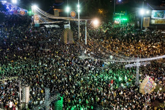 اجتماع امام رضایی ها در میدان خراسان تهران