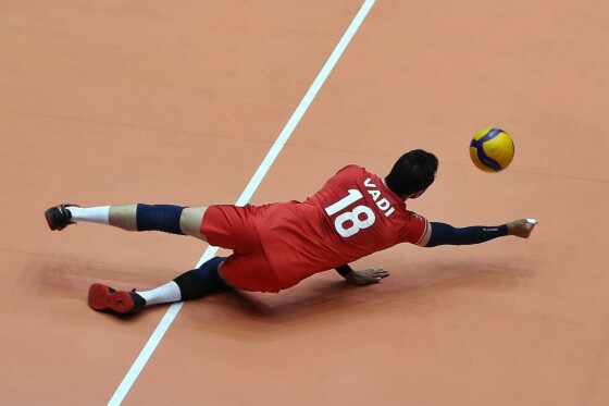 تمرین تیم ملی والیبال ایران