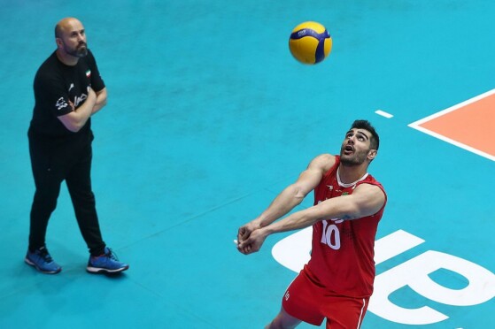 تمرین تیم ملی والیبال ایران