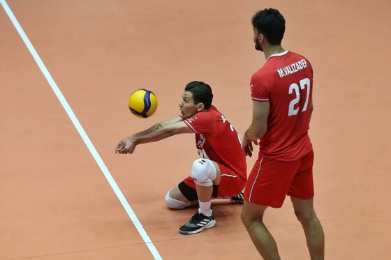 تمرین تیم ملی والیبال ایران