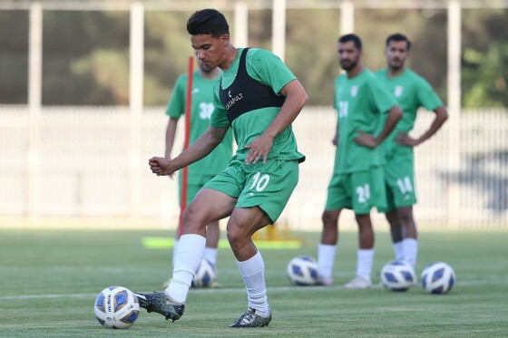 تمرین تیم ملی فوتبال