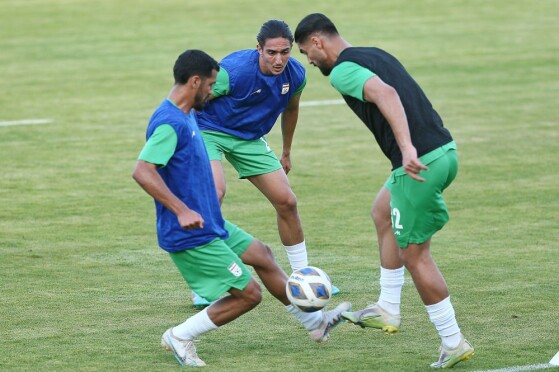 تمرین تیم ملی فوتبال